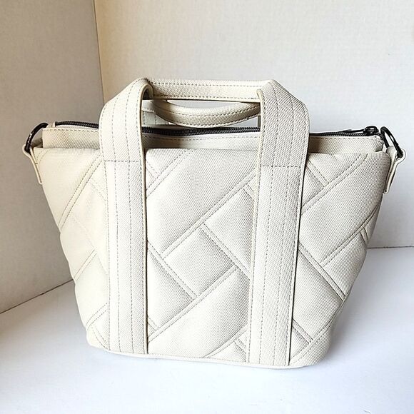 Lug Dory Matte Luxe Crossbody Pebble Ice Pop Vegan Leather Tote Handles Handbag - Picture 6 of 11